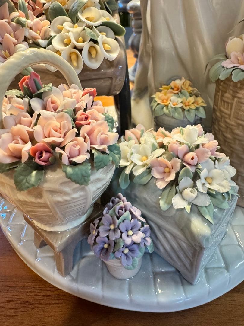 【現行定価88.6万円】リヤドロ　花の街角　LLADRO 6809 ハイクラス