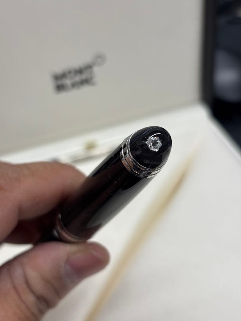 B5583 モンブラン　ダイヤモンド　ボールペン M23871 イニシャルあり