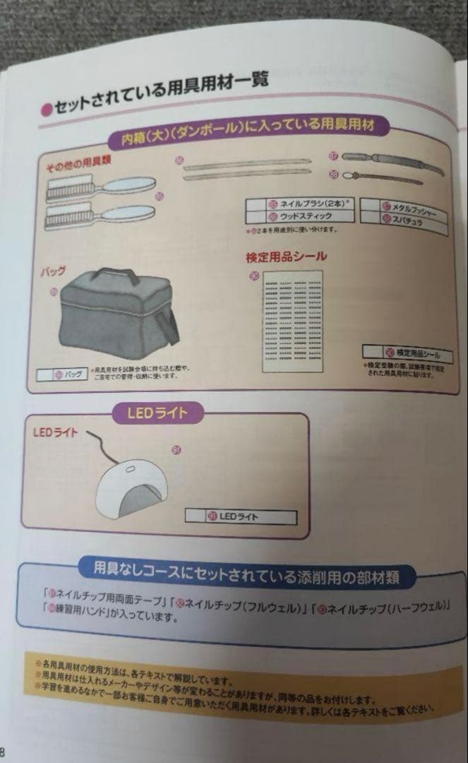 ネイリスト講座 ユーキャン 用具付きフルセット 2023年