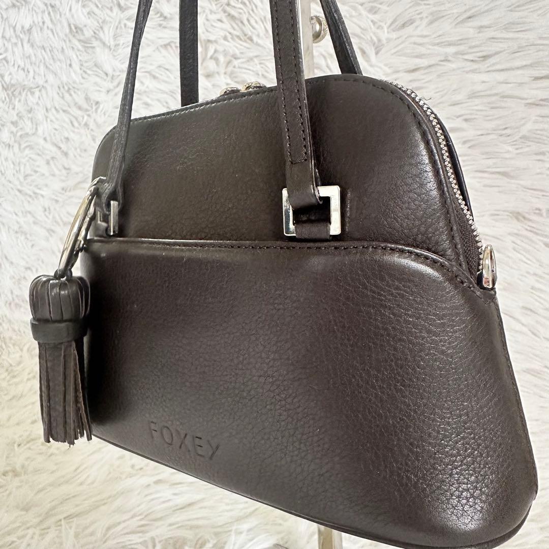 フォクシー FOXEY 2WAY ショルダーバッグ ミニバッグ マカロンバッグ