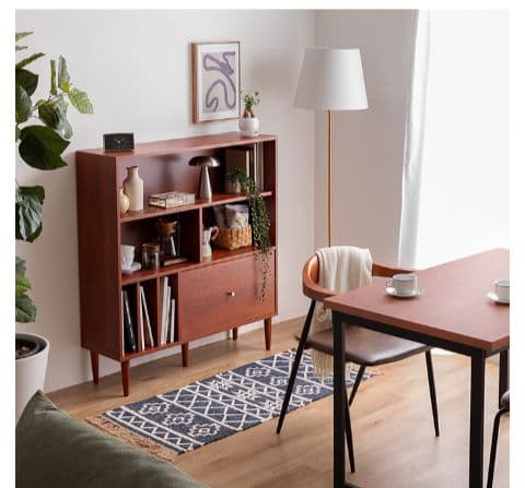 引き出し付き本棚 Lykke【ルゲ】W100