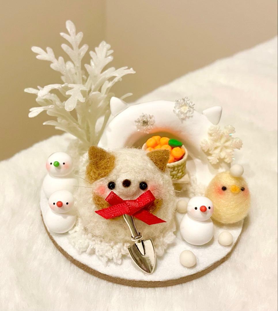 ココʕ•ᴥ•ʔページ♡バレンタインかご♡茶色♡