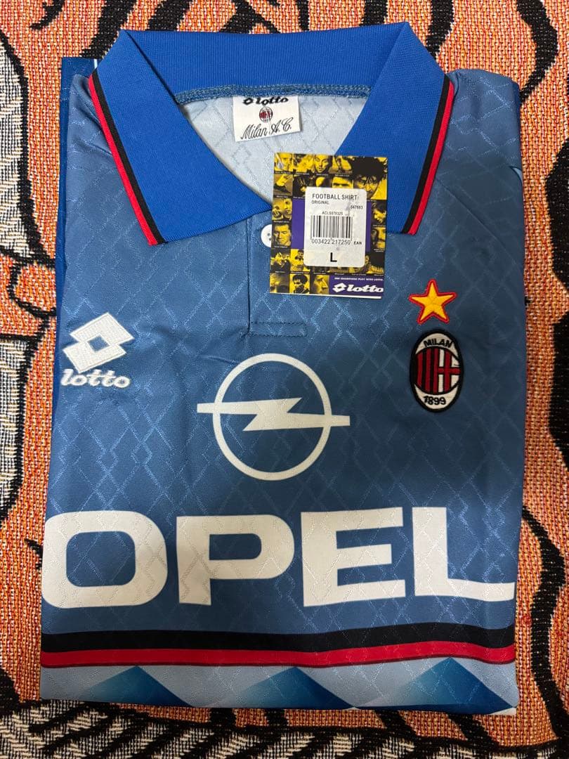 セリエA ミラン 95-96 ロベルト•バッジョ 4th ユニフォーム