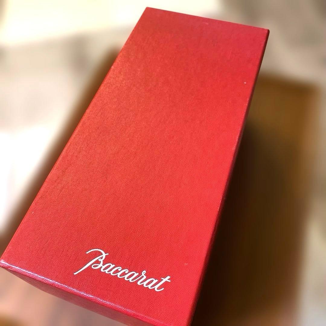 バカラ 美品 Baccarat 花瓶 一輪挿し クリスタル 高さ20cm