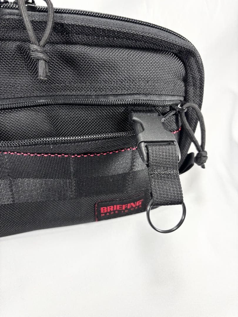 【美品】BRIEFING ショルダーバッグ MADE IN USA ブラック 黒