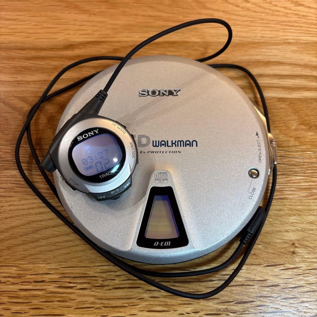 希少 バッテリー動作可能 SONY CD WALKMAN D-E01