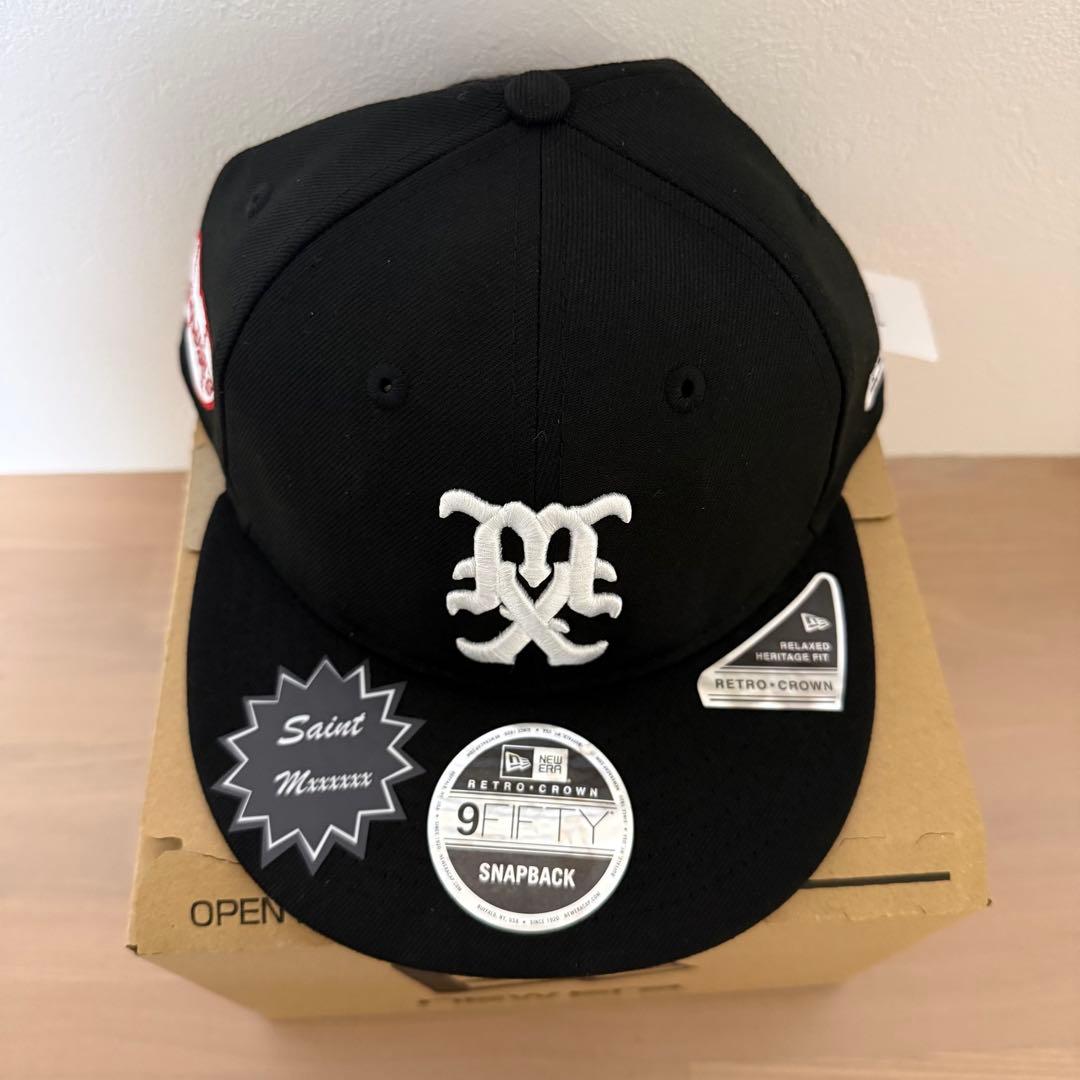 セントマイケル newera キャップ SAINT Mxxxxxx ブラック