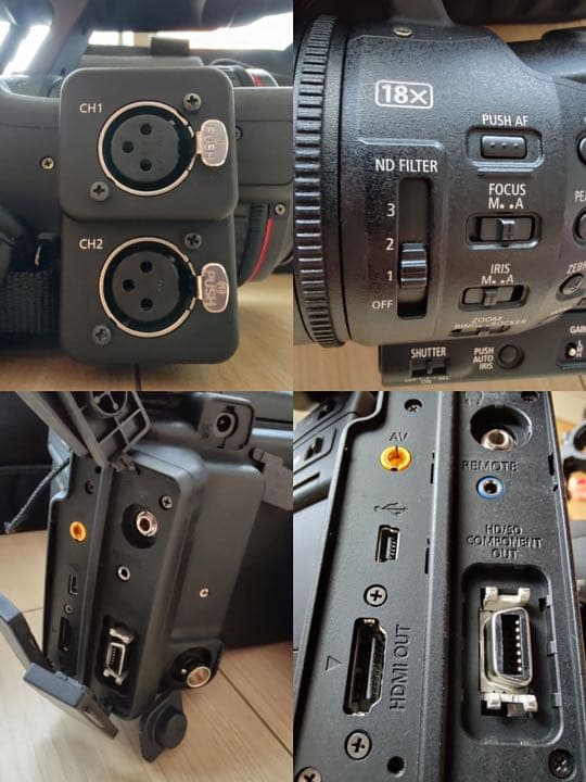 Canon XF300 ビデオカメラ(海外版・日本語切替可）