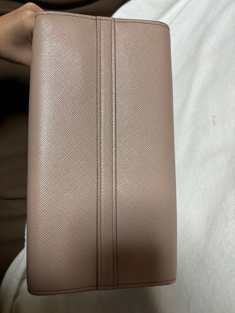 PRADA プラダ　サフィアーノ　モノクローム　 ハンドバッグ