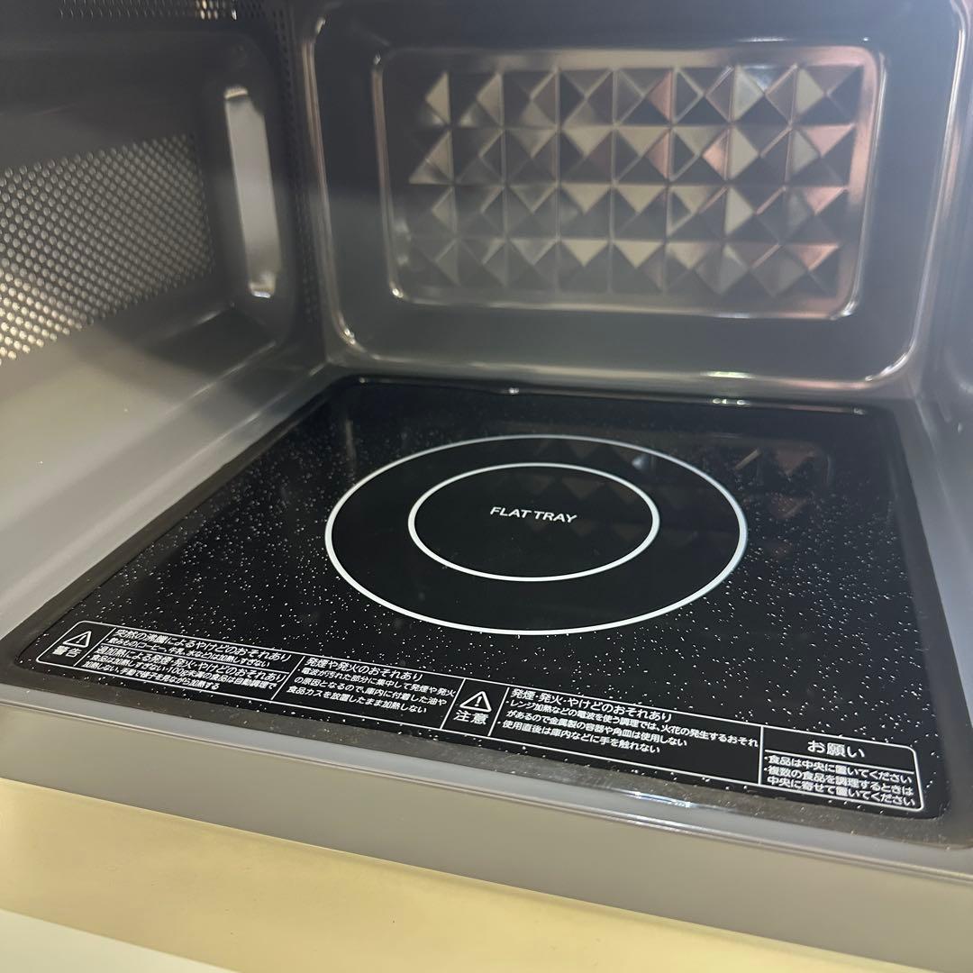 【ほぼ新品】TOSHIBA電子レンジフラット ホワイト ER-M17Y(W)