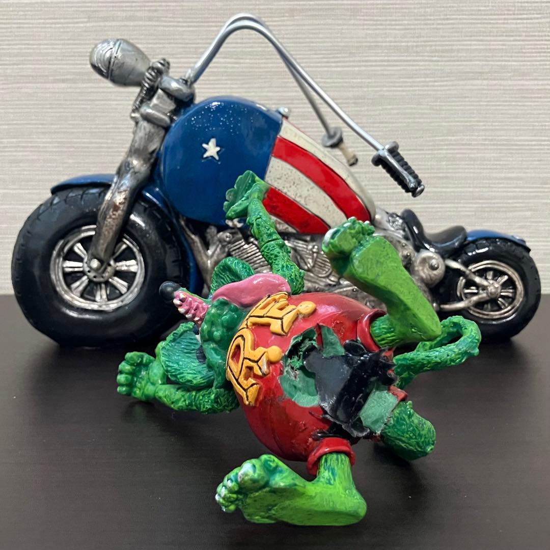 RAT FINK★チョッパー置物ハーレーミニカーホットロッド灰皿ラットフィンク