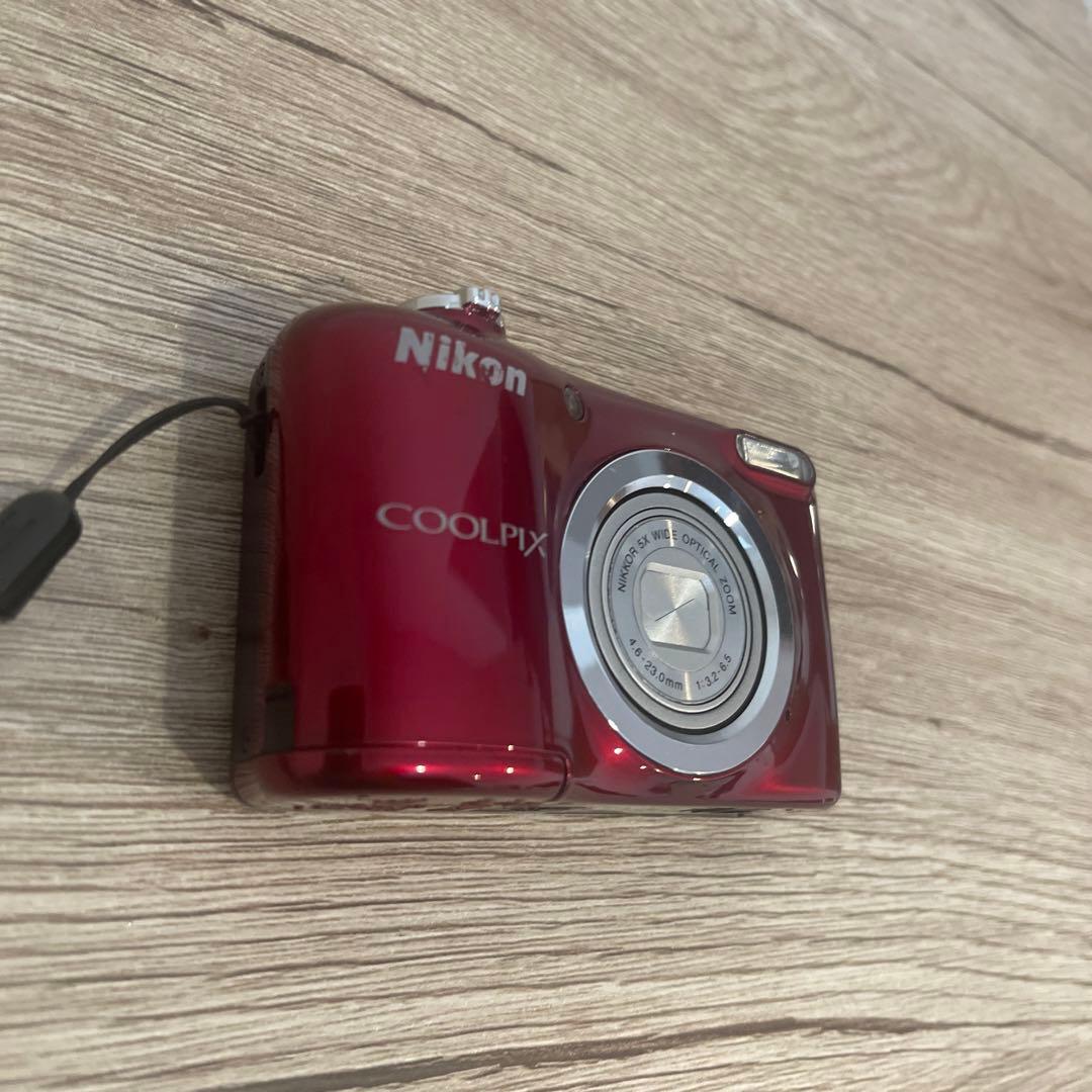 2606 Nikon ニコン COOLPIX デジカメ A10 レッド