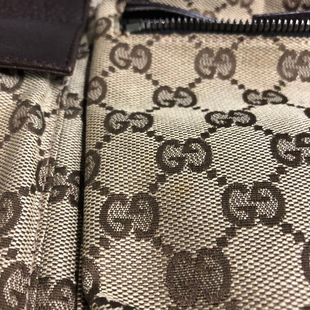 ■ GUCCI グッチ GGキャンバス ボディバッグ ウエストバッグ 28566