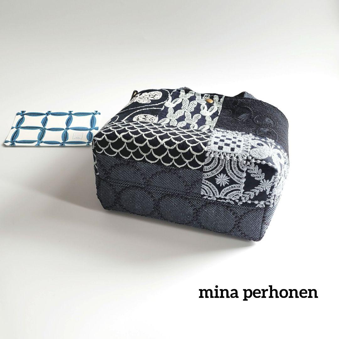 【訳有り品】ミナペルホネン　パッチワークシンプルトートバック