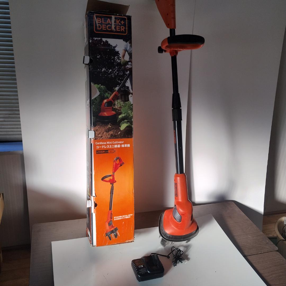 BLACK+DECKER ミニ耕運除草機 充電式