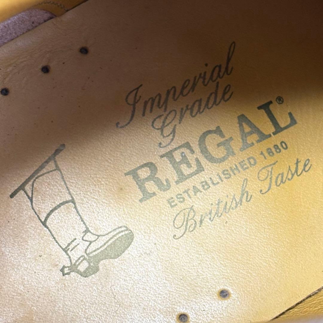 リーガル インペリアルグレード チャッカブーツ チェルシーブーツ 24cm 茶色