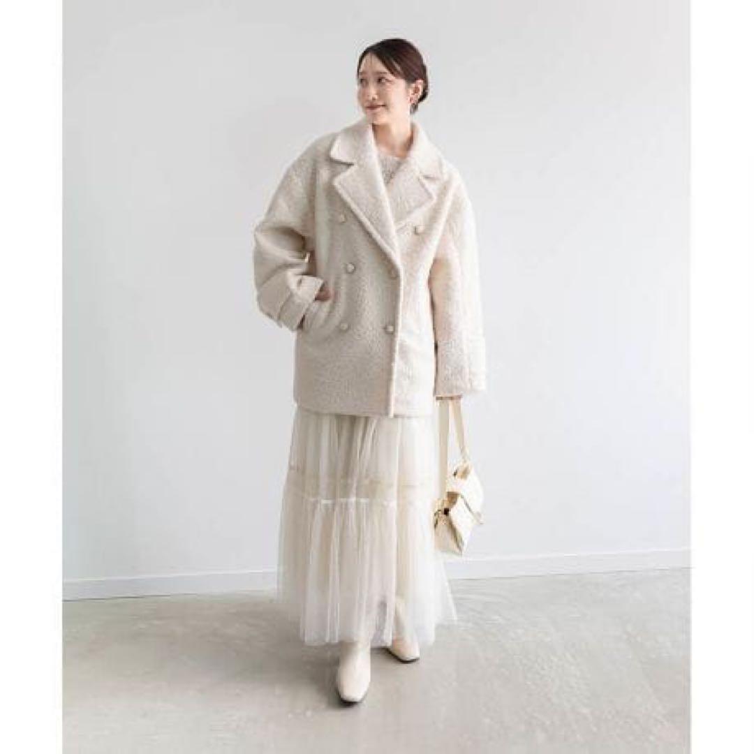 【ねこ】RANDA ループボアピーコート