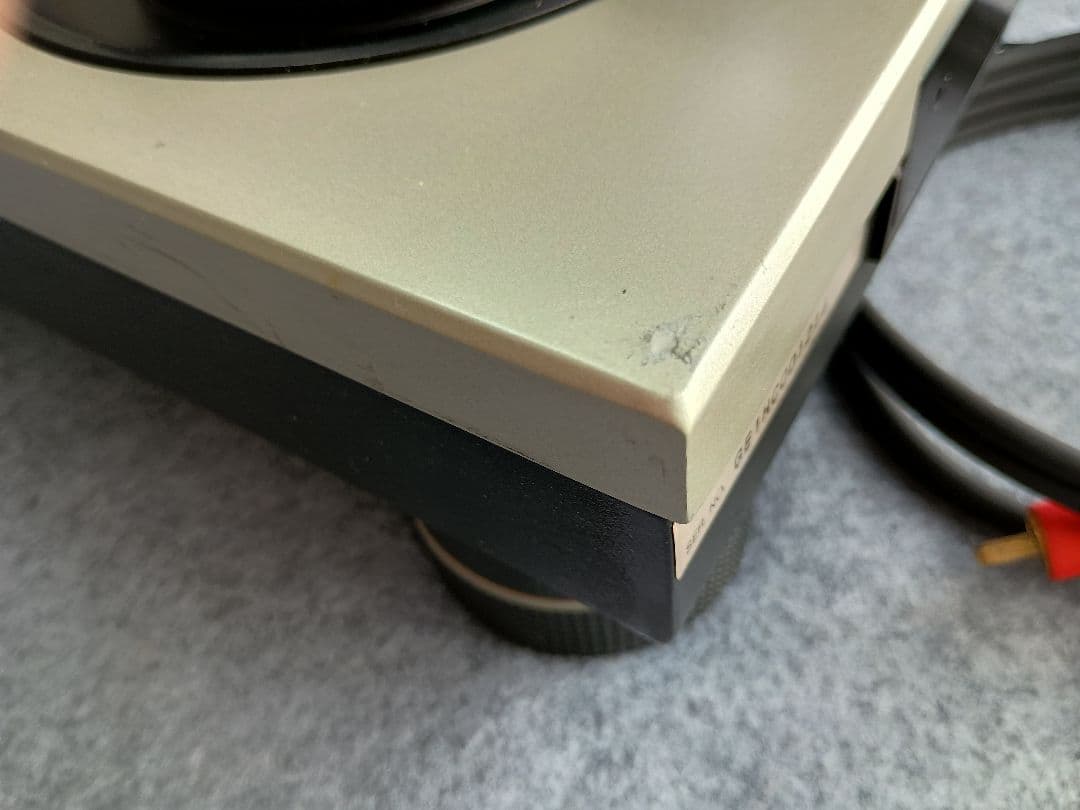 Technics SL-1200MK3D ターンテーブル シルバー カバー付き