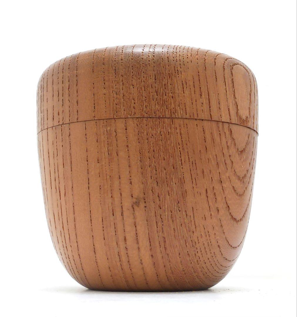 Y3380-3 茶道具 木製 中棗 醍醐寺 共箱　う