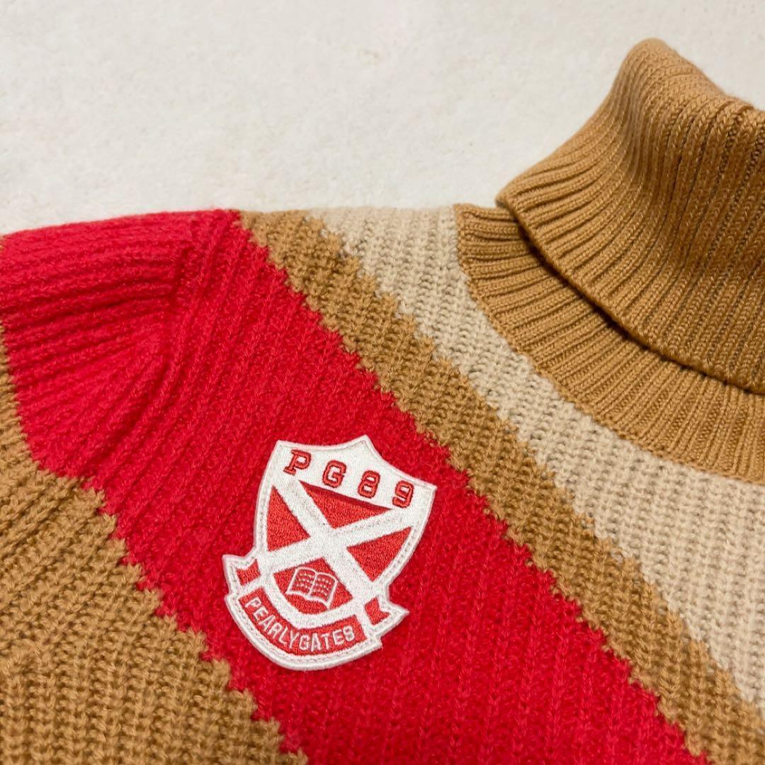 極美品　近年　パーリーゲイツ　セットアップ　アーガイル　PG柄　ニット　スカート