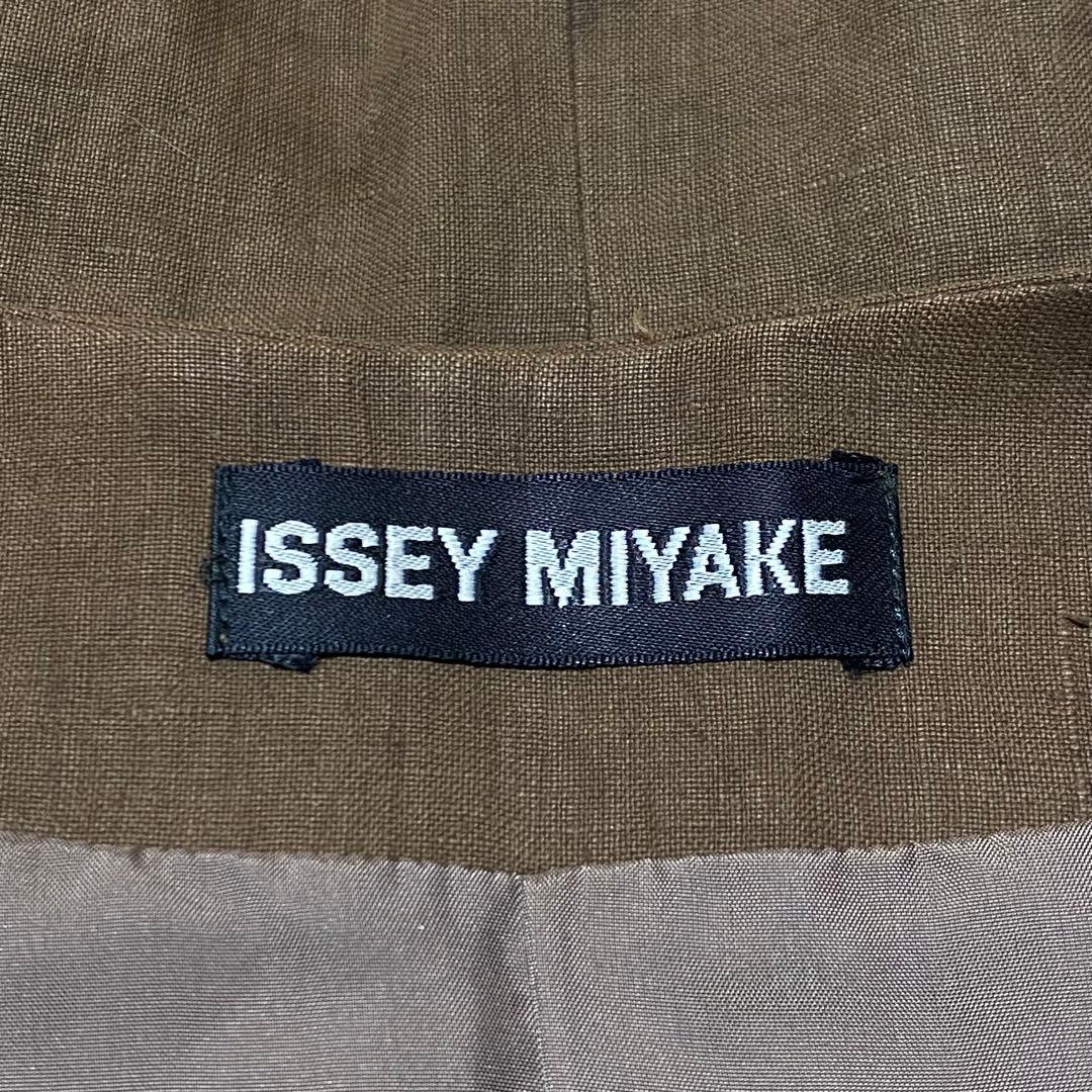 ISSEY MIYAKE 90s 95SS 草木染め リネン ダブル ベスト