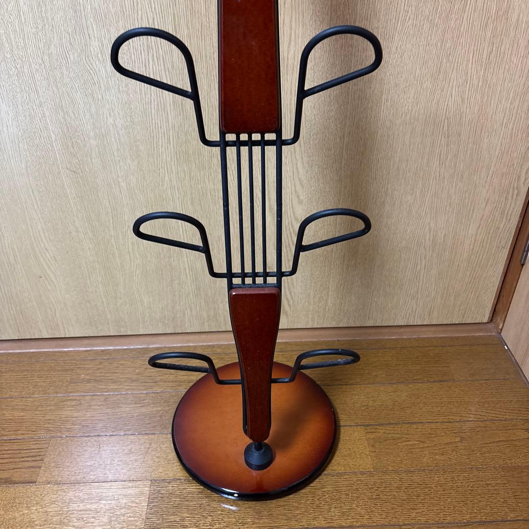 YAMAHA ヤマハ　バイオリン型 スリッパラック 5足