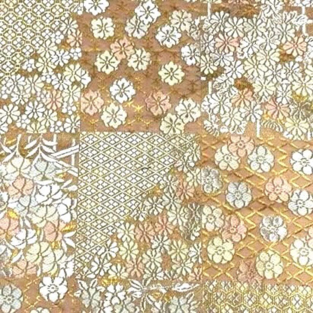 table runner 「松風」　帯リメイク　正絹 西陣織　長尺