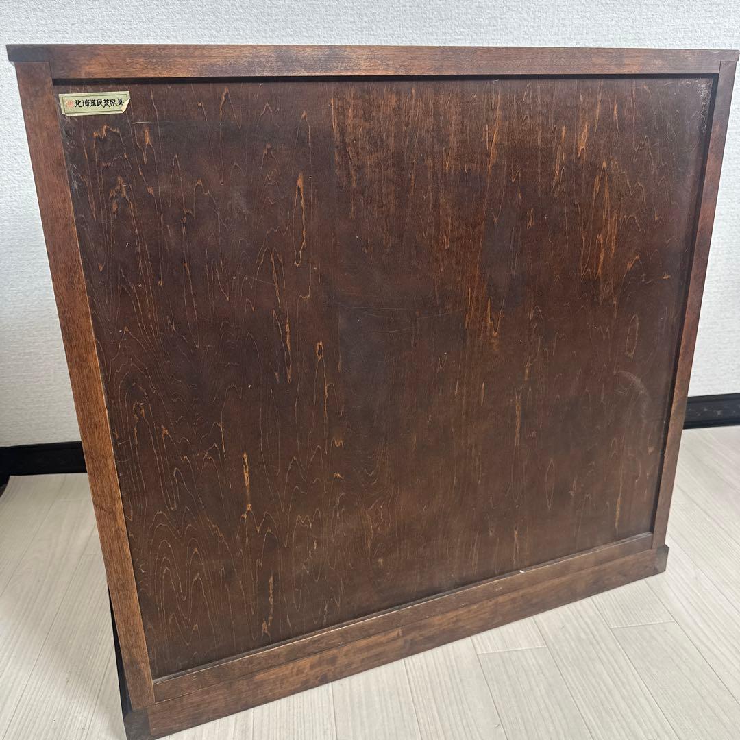 北海道民芸家具 ライティングビューロー カバ材 無垢材 ※i4※