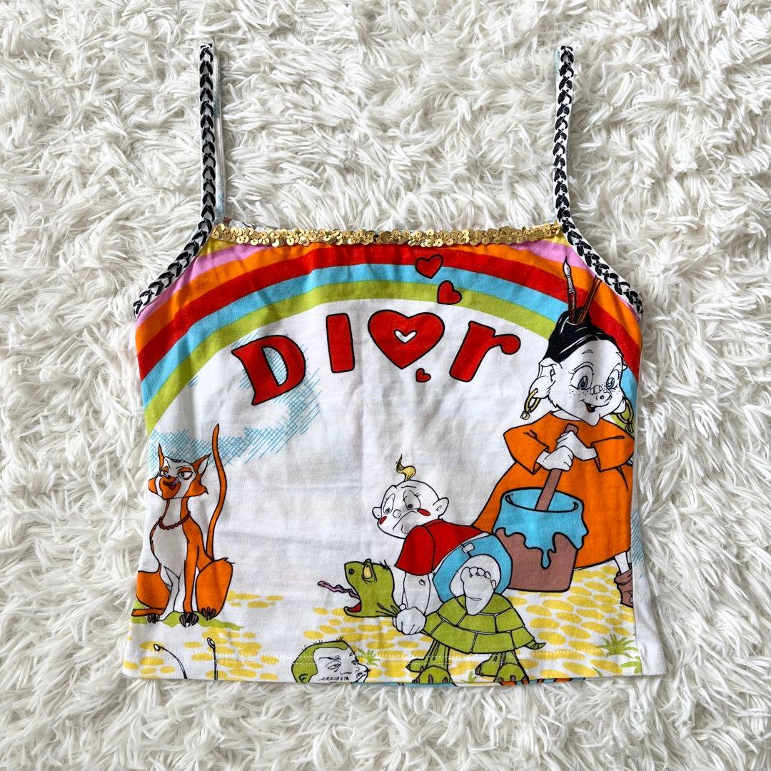 クリスチャンディオール　キャミソール　マーメイド　ガリアーノ期　スパンコール