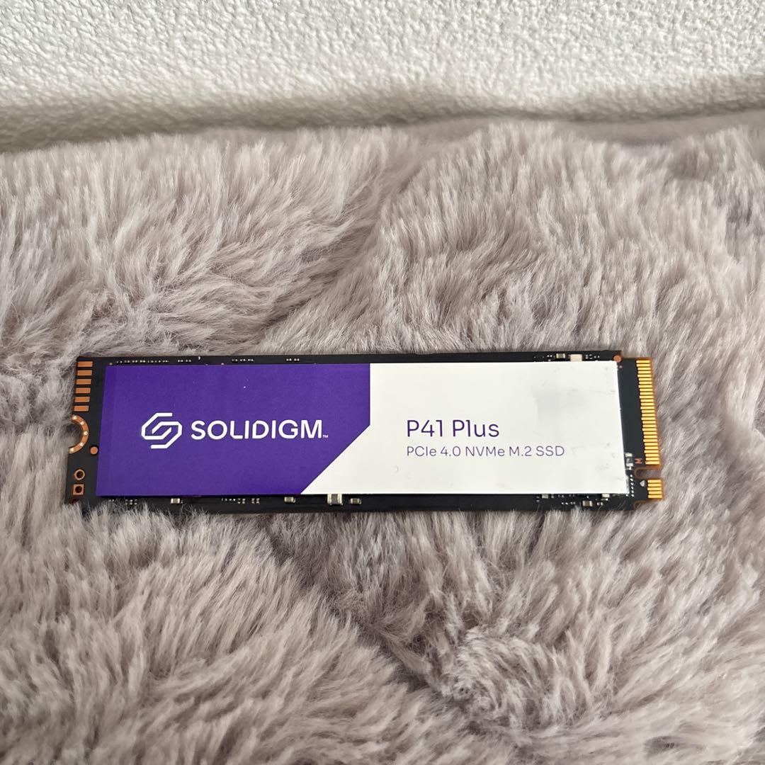SOLIDIGM PCIe4 M2 NVMe SSD 2TB×2 P41Plus