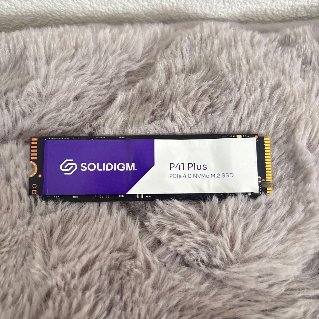 SOLIDIGM PCIe4 M2 NVMe SSD 2TB×2 P41Plus