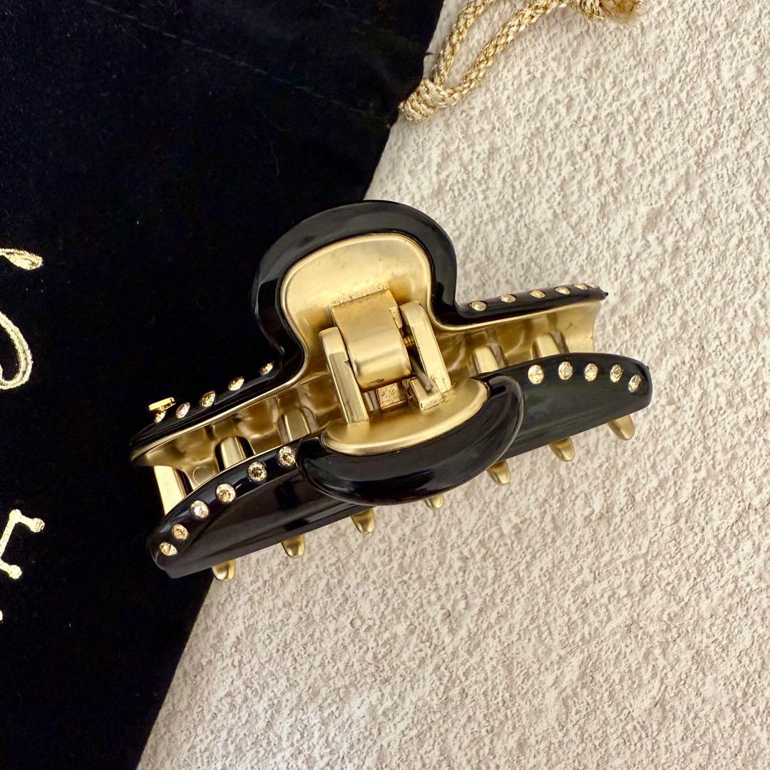 【最終価格】ALEXANDRE DE PARIS ブラックへアクリップMサイズ