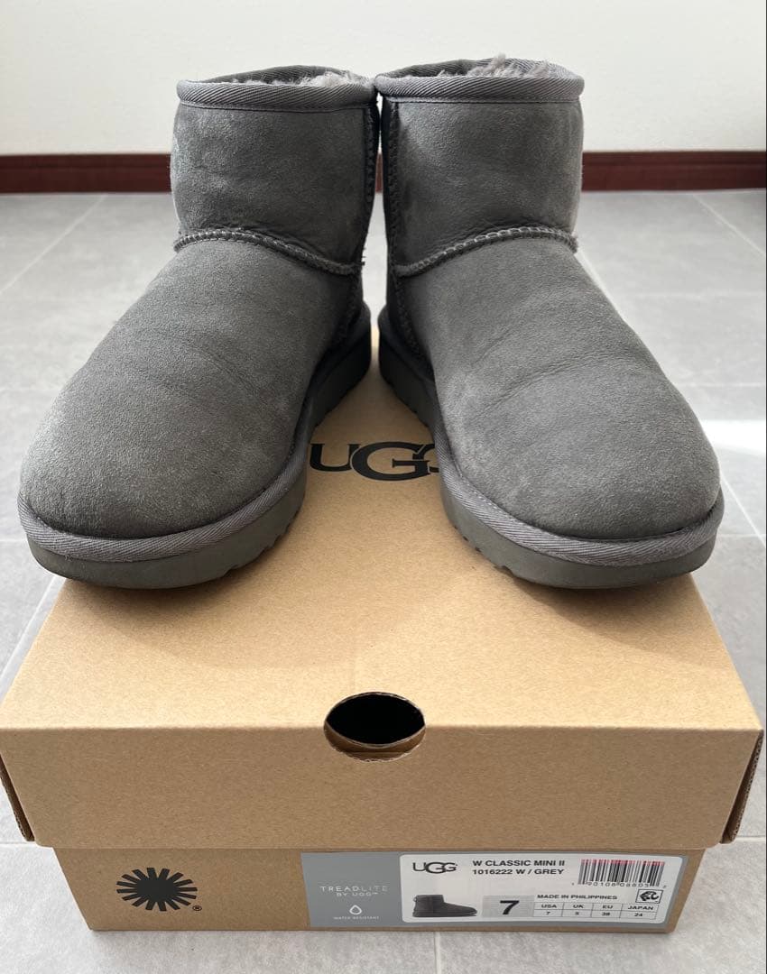 UGG クラシックミニⅡ グレー