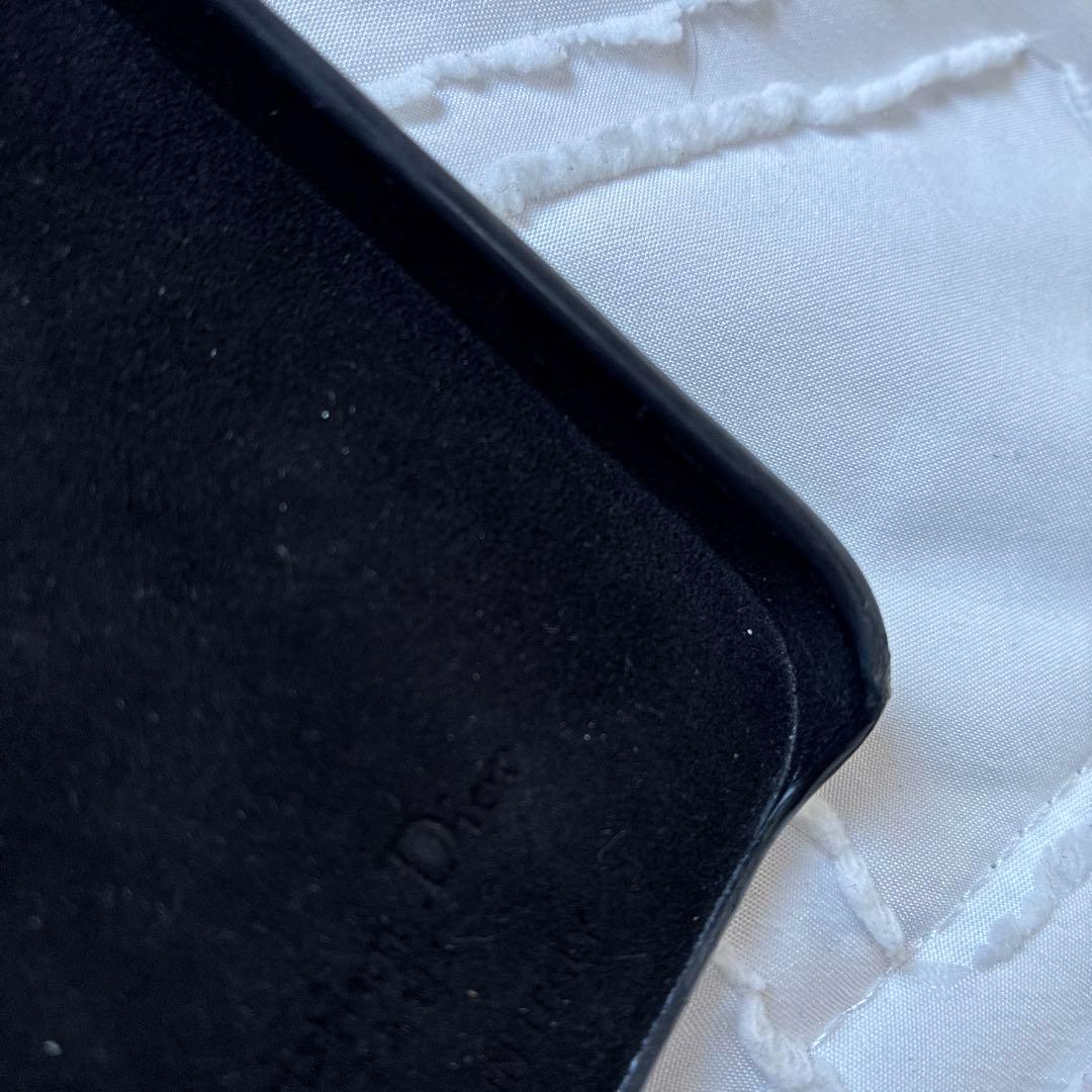 クリスチャンディオール ブラック キルティング iPhoneケース 13Pro