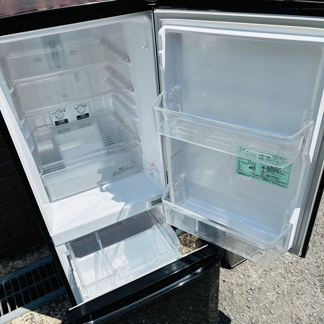 三菱 146L 冷凍冷蔵庫 MR-P15Y-B 2015年製/YMJ074-34