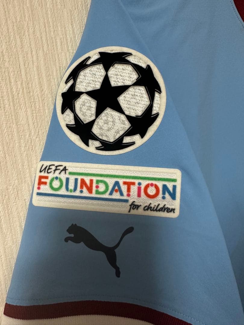 【新品タグ付き】マンチェスターシティ　ホーム選手支給　グリーリッシュ