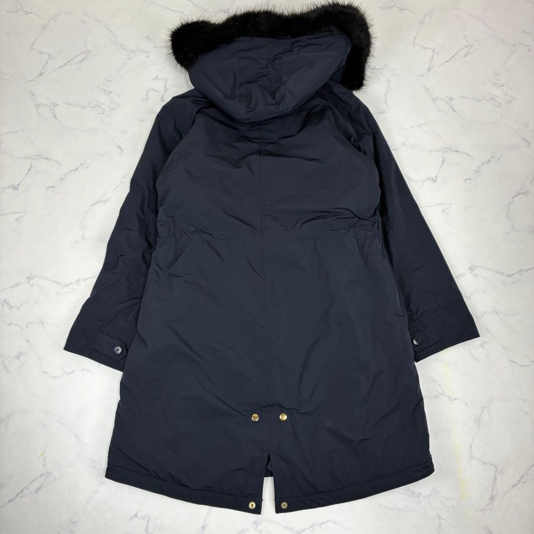 タグ付き✨PLST　ポリエステルツイルモッズコート　フード ファー　ボア