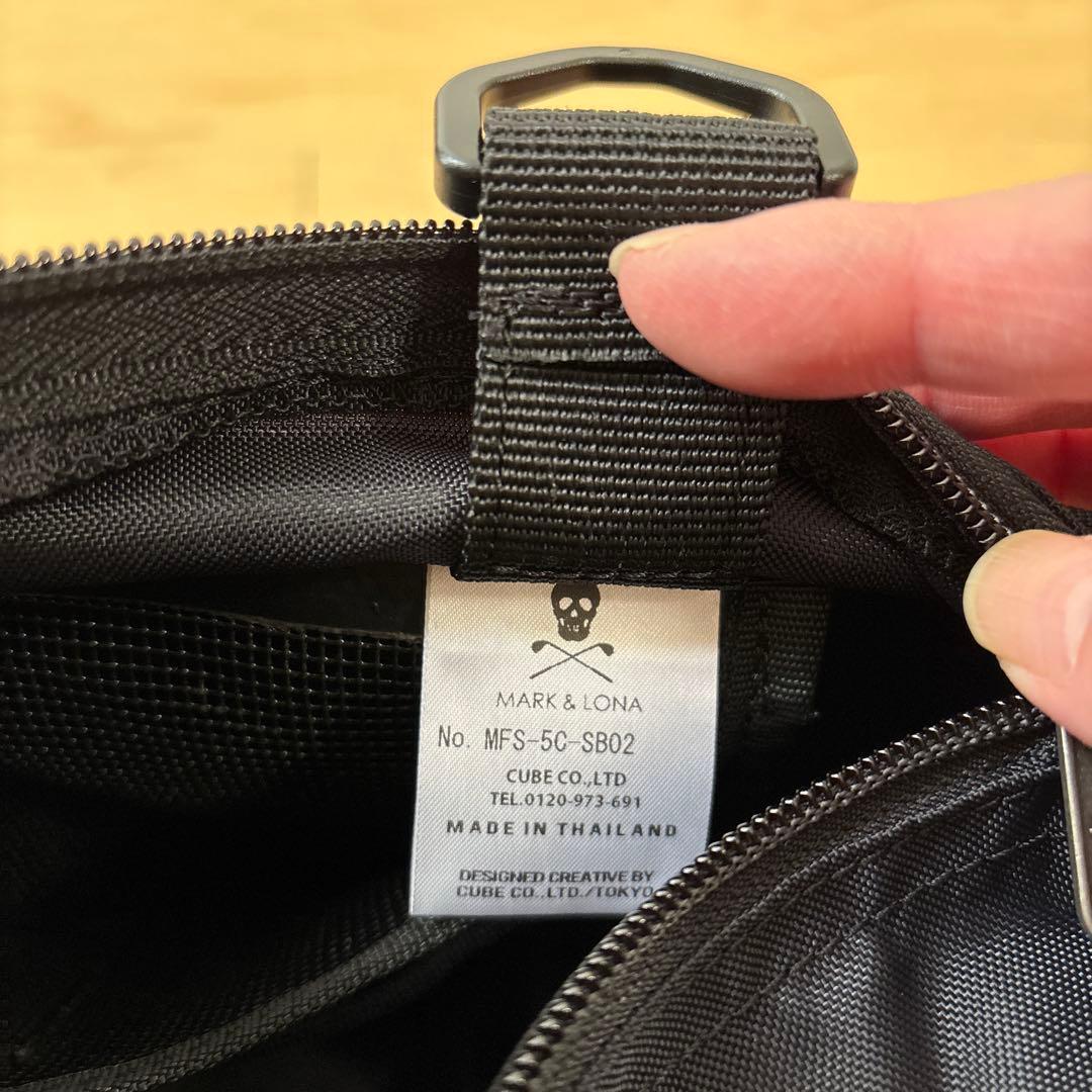 ⭐️MARK & LONA スカルデザインゴルフショルダーカートバッグ