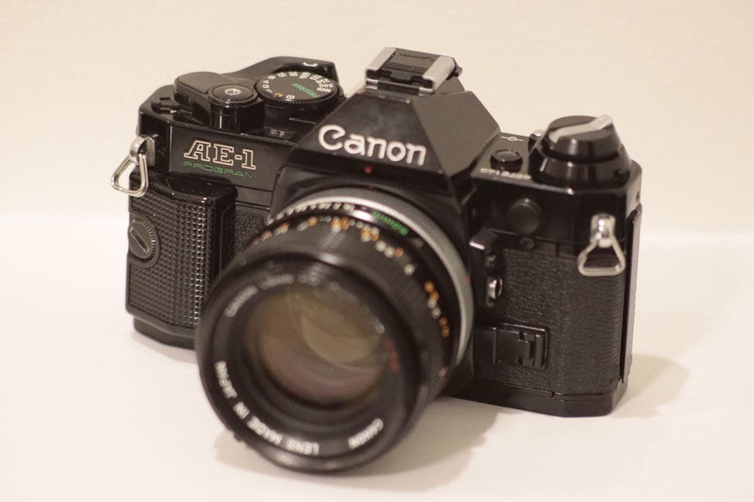 Canon AE-1 programフィルムカメラ FD50mm f1.4