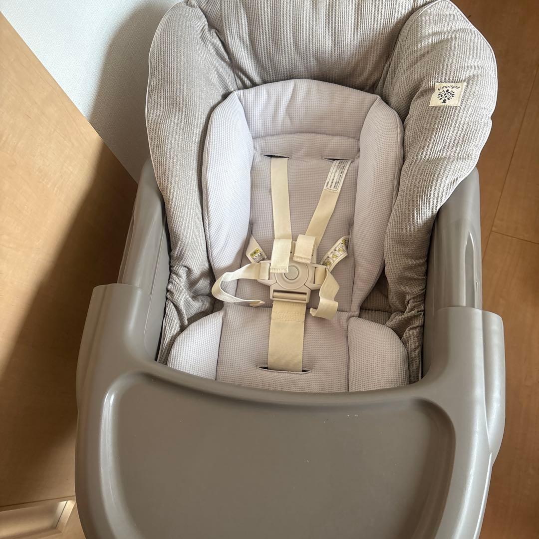 【美品】コンビ ネムリラ シンプライト ハイローチェア 手動