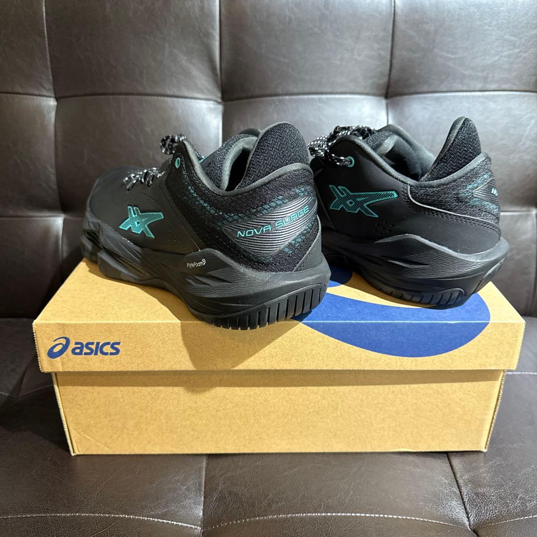 ノヴァサージ ロー 27cm ブラック×サックス