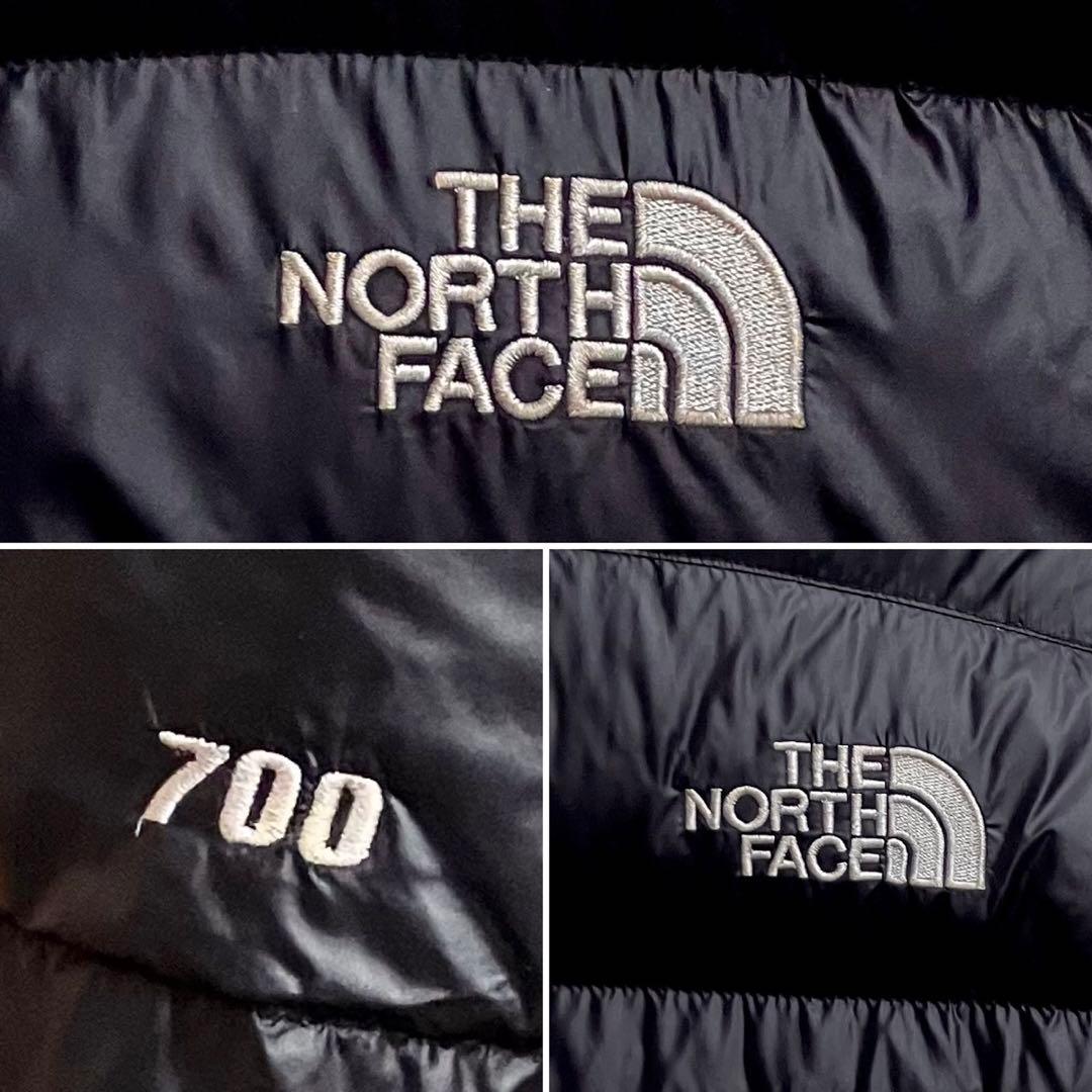 XL ザ ノースフェイス ダウンジャケット ライトダウン 700フィル ブラック