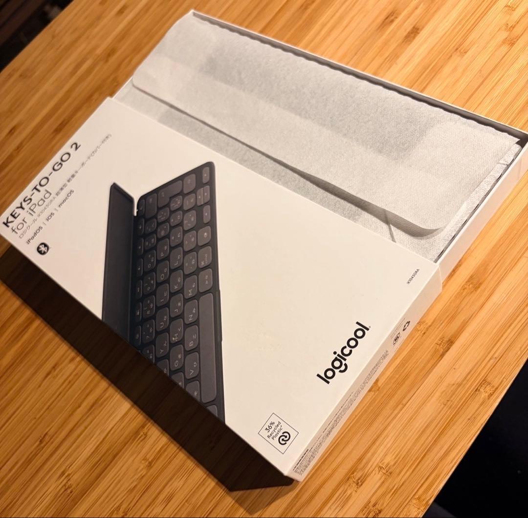【未使用・開封のみ】Logicool KEYS-TO-GO 2 for iPad