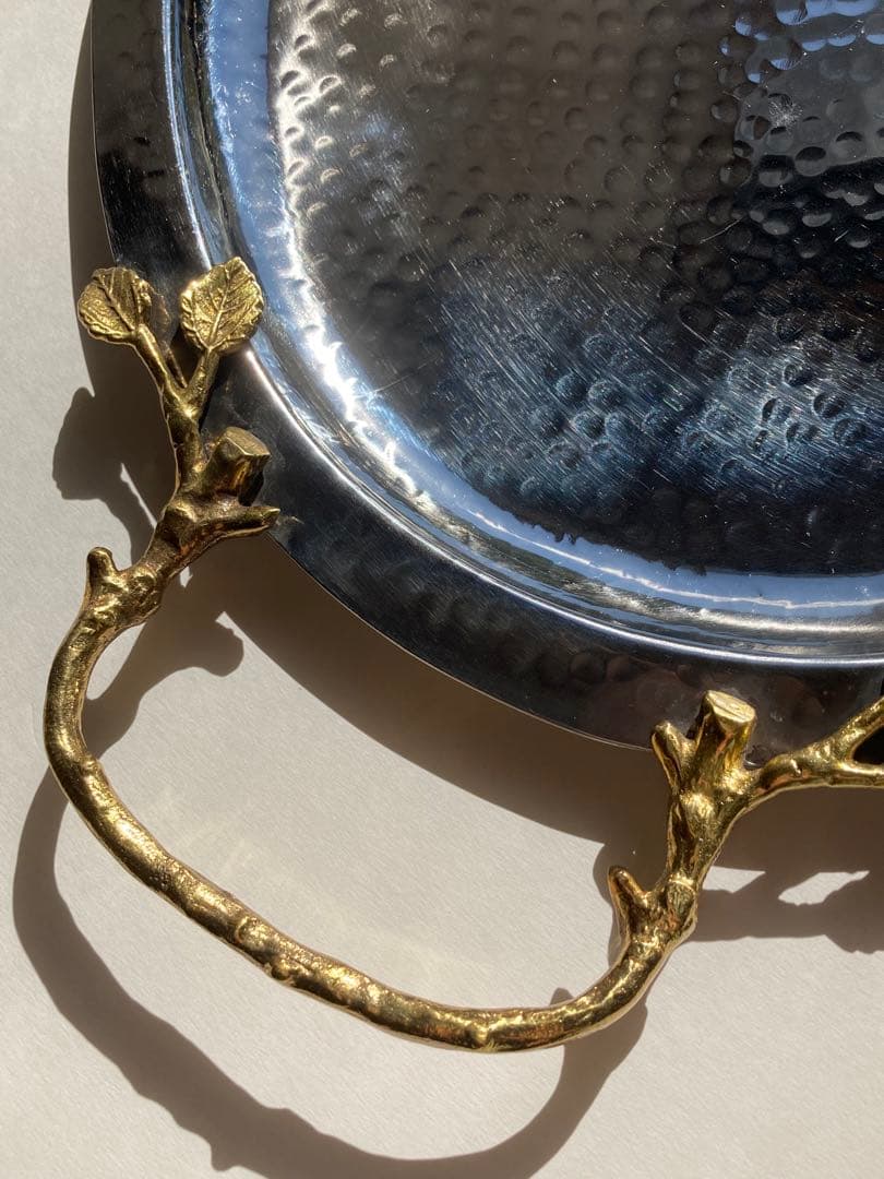 【新品未使用】Bernardo Bellini シルバー トレー お盆