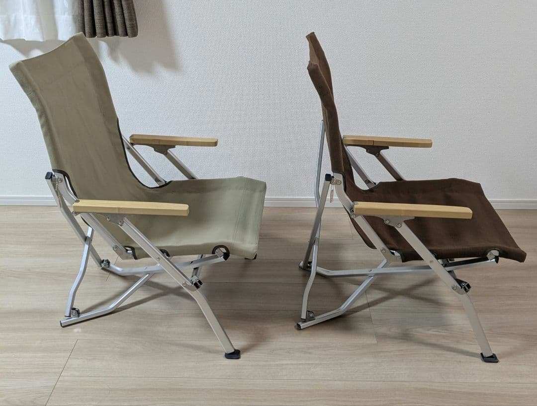 peek　スノーピーク　ローチェア30　ベージュ　ブラウン　 2脚セット