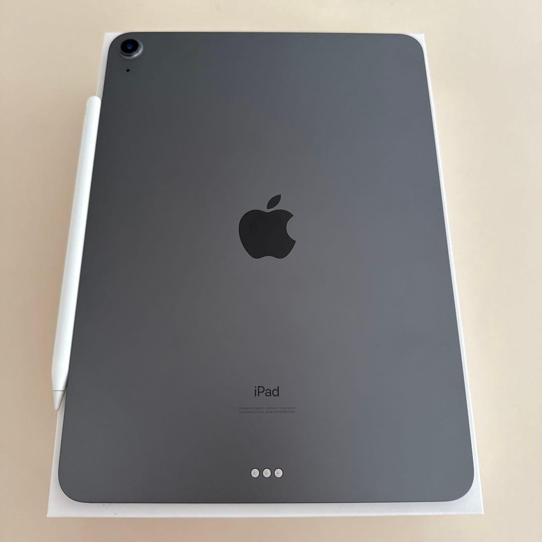 【Apple Pencil2付】iPad Air 第4世代64GBスペースグレー