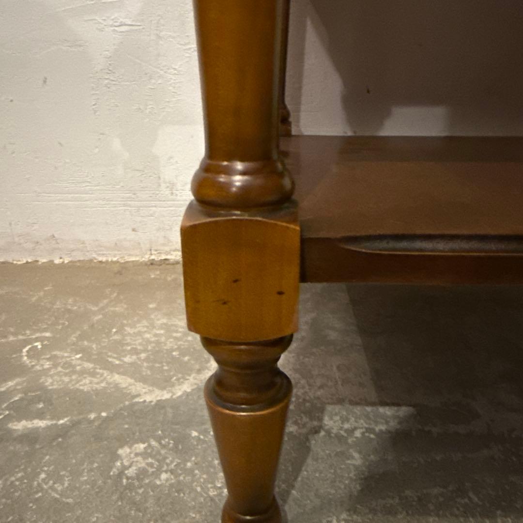 年末年始saleヴィンテージ　木製サイドテーブル　スクエア　2