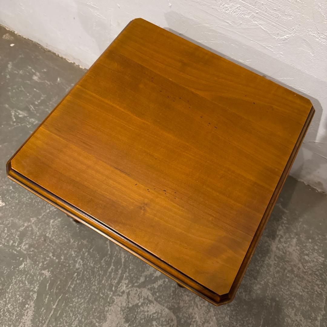 年末年始saleヴィンテージ　木製サイドテーブル　スクエア　2