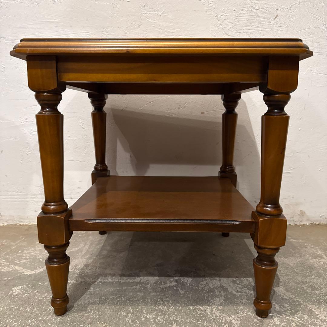 年末年始saleヴィンテージ　木製サイドテーブル　スクエア　2