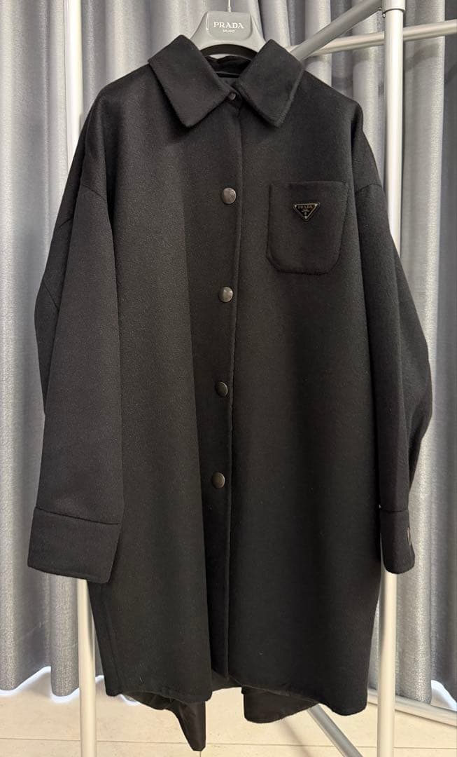 2525　美品　プラダ　PRADA ジャケットシャツコート　38サイズ